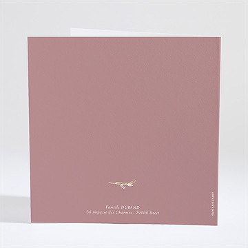 Faire-part naissance les petits ballons - Dos du faire-part