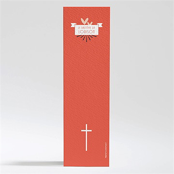 Signet baptême petit photomaton - Dos du signet