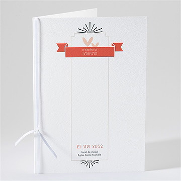 Livret de messe baptême petit photomaton