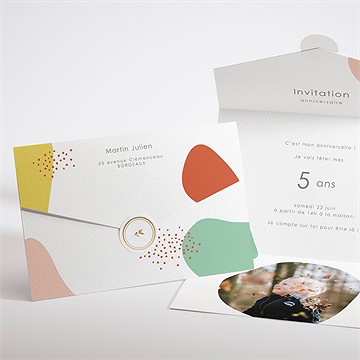 Invitation anniversaire all in one