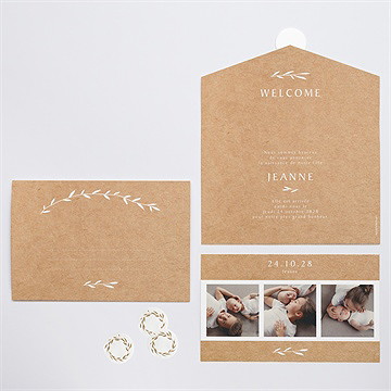 Faire-part naissance faire-part enveloppe - Vue d'ensemble