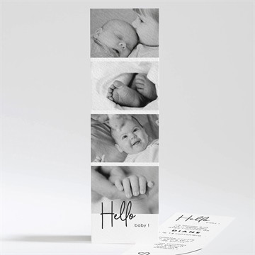 Faire-part naissance hello baby