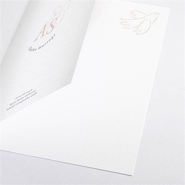 Livret de messe mariage l'essentiel en initiales - Détail du livret