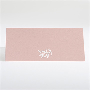 Marque-place mariage l'essentiel en initiales - Dos du marque-place