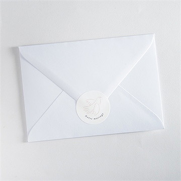 Sticker mariage l'essentiel en initiales - Mise en situation