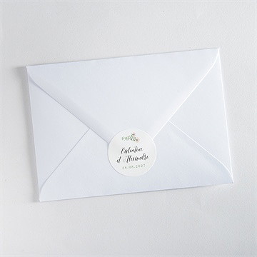 Sticker mariage fraicheur d'été - Mise en situation