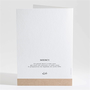 Livret de messe baptême essentiel sacré - Dos du livret