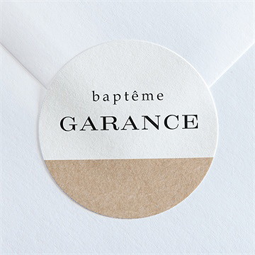 Sticker baptême essentiel sacré