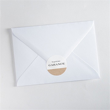 Sticker baptême essentiel sacré - Mise en situation