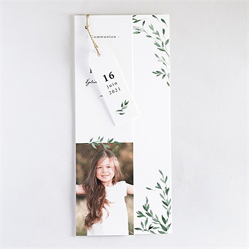 Faire-part communion belle simplicité - Faire-part assemblé
