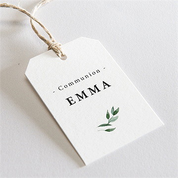 Etiquette communion belle simplicité