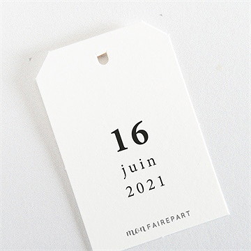 Etiquette communion belle simplicité - Dos de l'étiquette