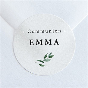 Sticker communion belle simplicité