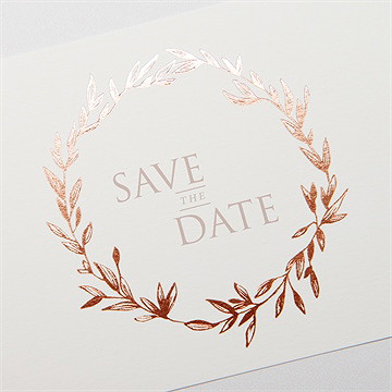 Save the Date mariage sous le saule - Détail de la carte