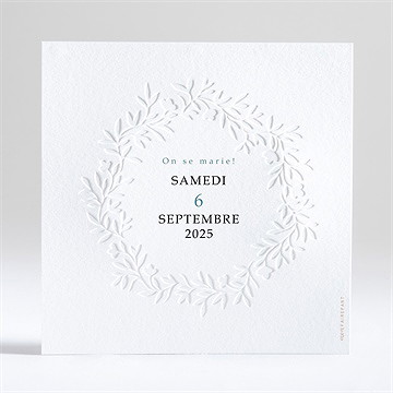 Save the Date mariage printemps! - Dos de la carte