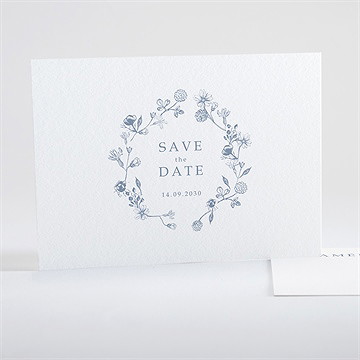 Save the Date mariage composition végétale