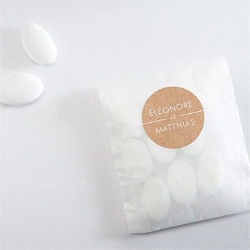 Sticker mariage gravure élégante - Mise en situation