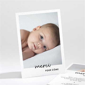 Remerciement naissance hello en photos