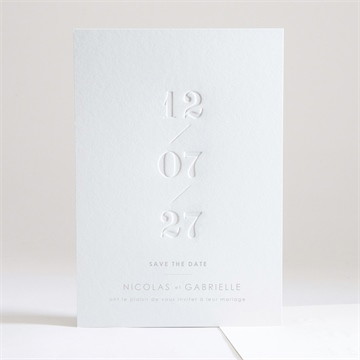 Faire-part mariage the date