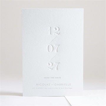 Faire-part mariage the date