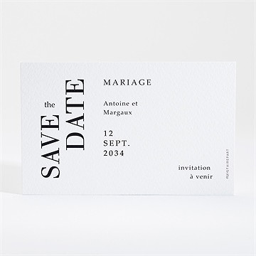 Save the Date mariage lettering