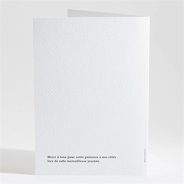 Livret de messe mariage lettering - Dos du livret