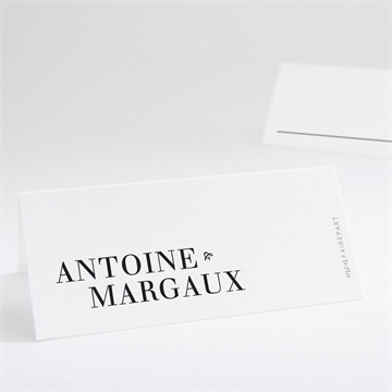 Marque-place mariage lettering