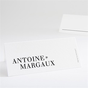 Marque-place mariage lettering