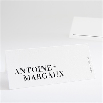 Marque-place mariage lettering