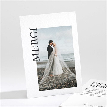 Remerciement mariage lettering