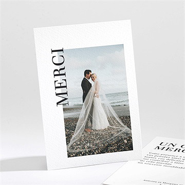 Remerciement mariage lettering