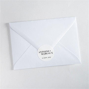 Sticker mariage lettering - Mise en situation