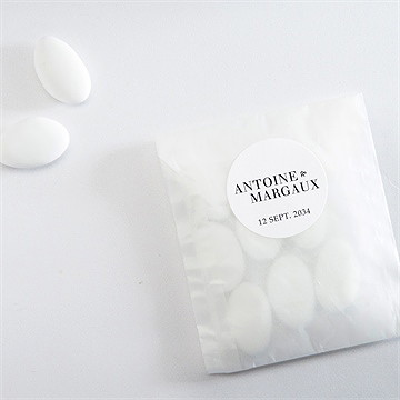 Sticker mariage lettering - Mise en situation