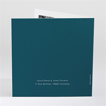 Faire-part mariage love... - Dos du faire-part