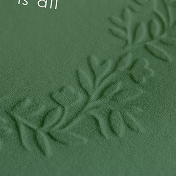 Faire-part mariage doux relief - Détail du faire-part