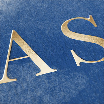 Faire-part mariage belle allure - Marquage à chaud OR