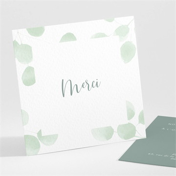 Remerciement naissance aquarelle pastel