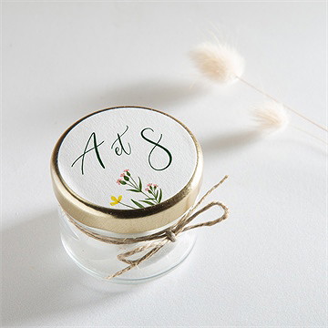 Sticker mariage la ronde des fleurs - Mise en situation