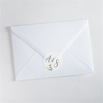 Sticker mariage la ronde des fleurs - Mise en situation