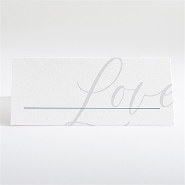 Marque-place mariage love... - Dos du marque-place