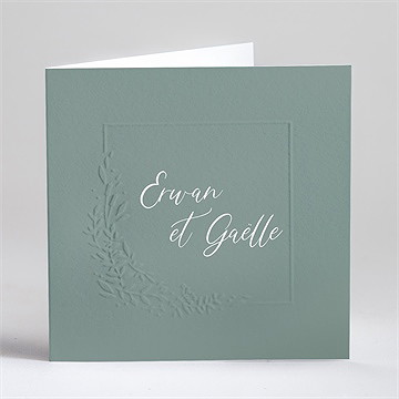 Faire-part mariage elégante poésie