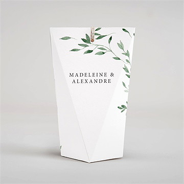 Boîte surprise mariage a l'ombre de l'olivier - Dos de la boîte