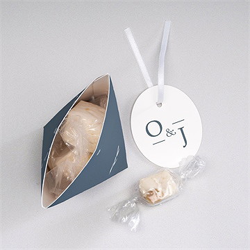 Boîte surprise mariage délicatesse - Intérieur de la boîte