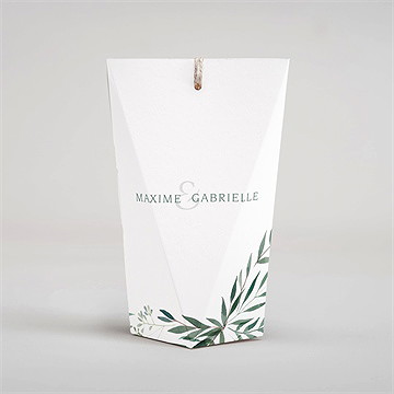 Boîte surprise mariage douceur du pinceau - Dos de la boîte