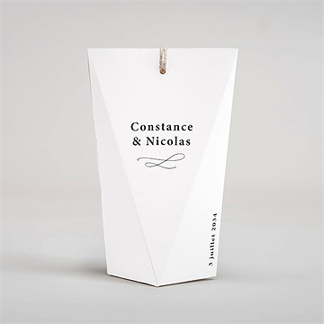 Boîte surprise mariage photomaton - Dos de la boîte