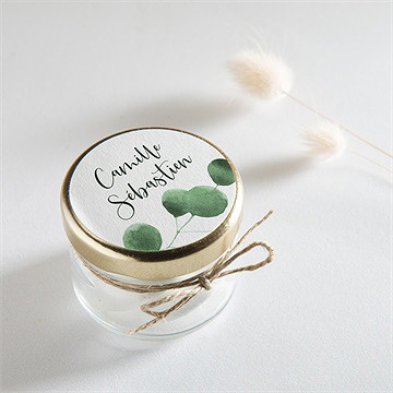 Sticker mariage fraîcheur végétale - Mise en situation