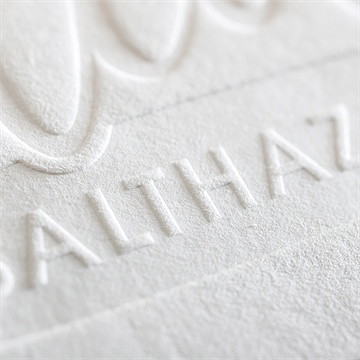 Faire-part naissance première empreinte - Détail du faire-part