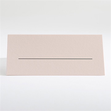 Marque-place mariage en terracotta - Dos du marque-place