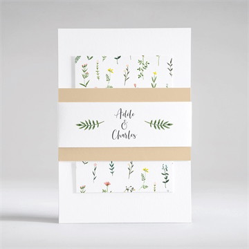 Faire-part mariage joie et couleurs