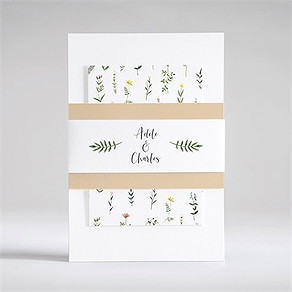 Faire-part mariage joie et couleurs